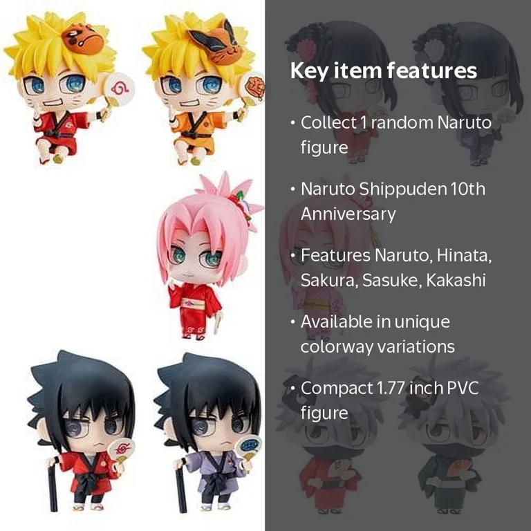 MegaHouse Naruto Shippuden 10th Anniversary Blind Box Figure