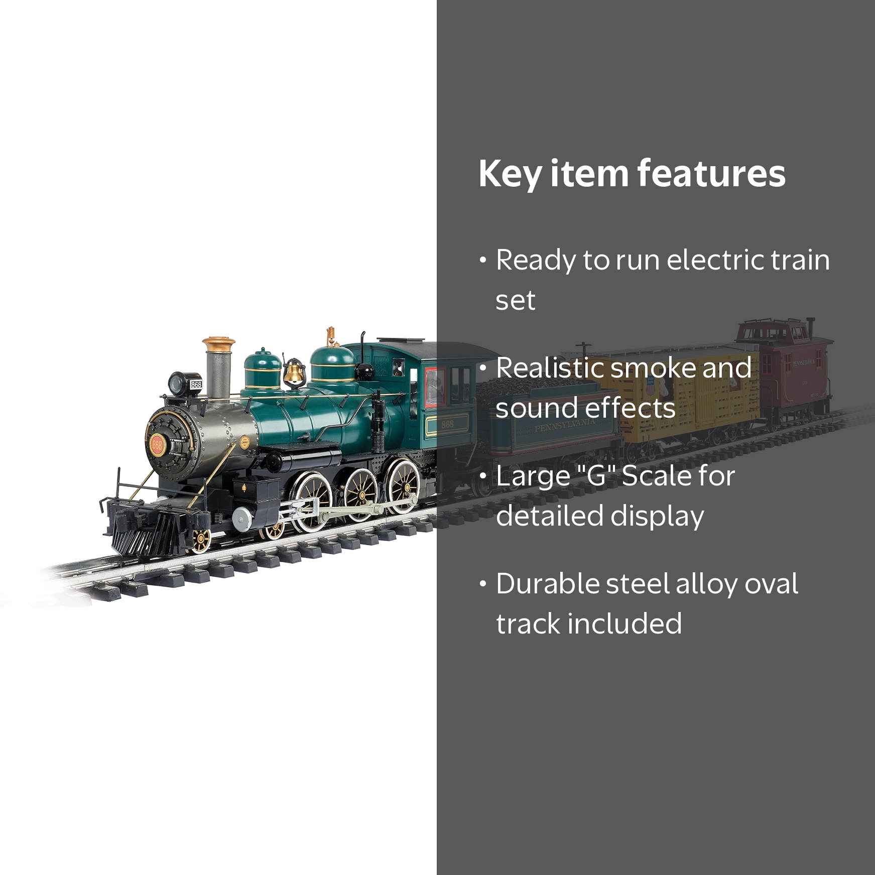 Bachmann Trains, COWCATCHER Electric Train Set, G Scale - Walmart.com
