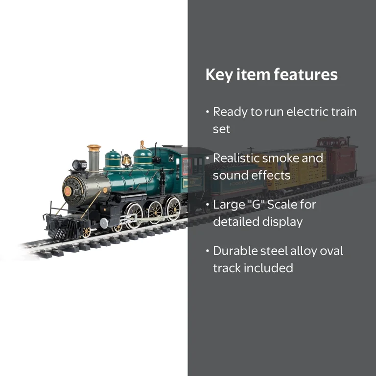 Bachmann Trains, COWCATCHER Electric Train Set, G Scale - Walmart.com