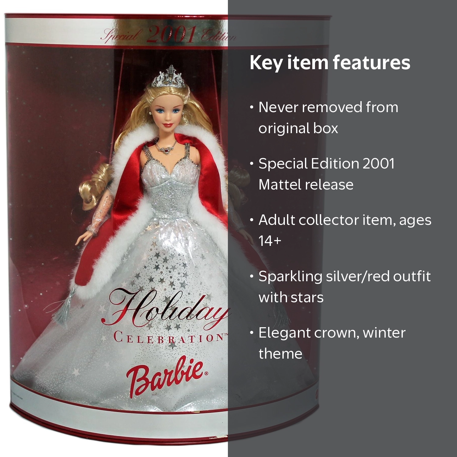 Barbie, Holiday Celebration Doll, 50304, Special Edition - Walmart.com