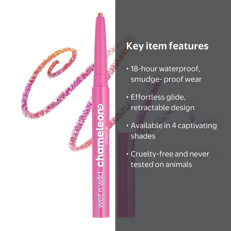 wet n wild Chameleon Chrome Eyeliner, Planet Disco, Light-Shifting