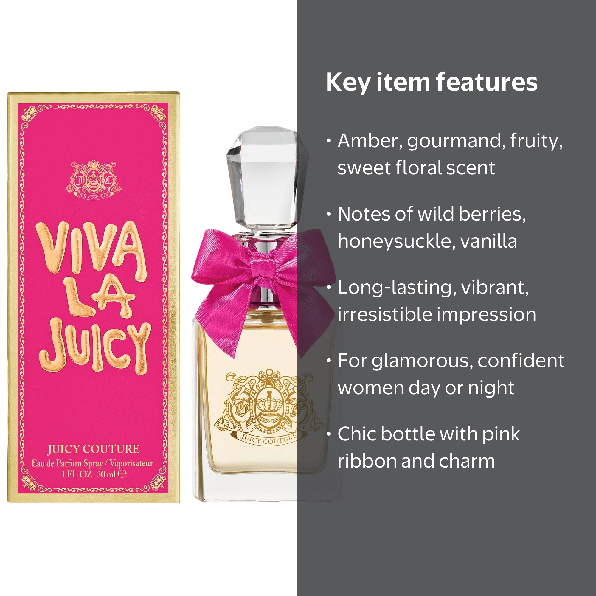 香水(女性用) VIVA LA JUICY Eau de Parfum 100ml Juicy Couture, Eau de Parfum, 1 fl oz, Viva La Juicy - Walmart.com