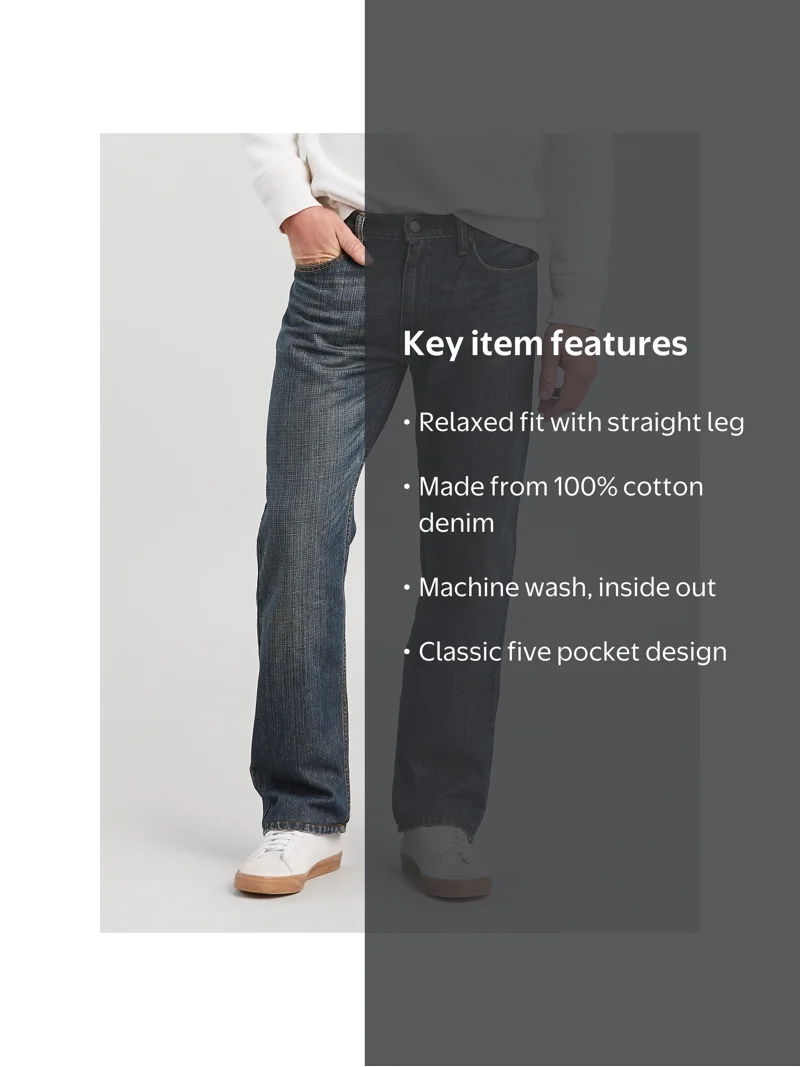Levi's Men's 559 Relaxed Straight Fit Jeans - Walmart.com