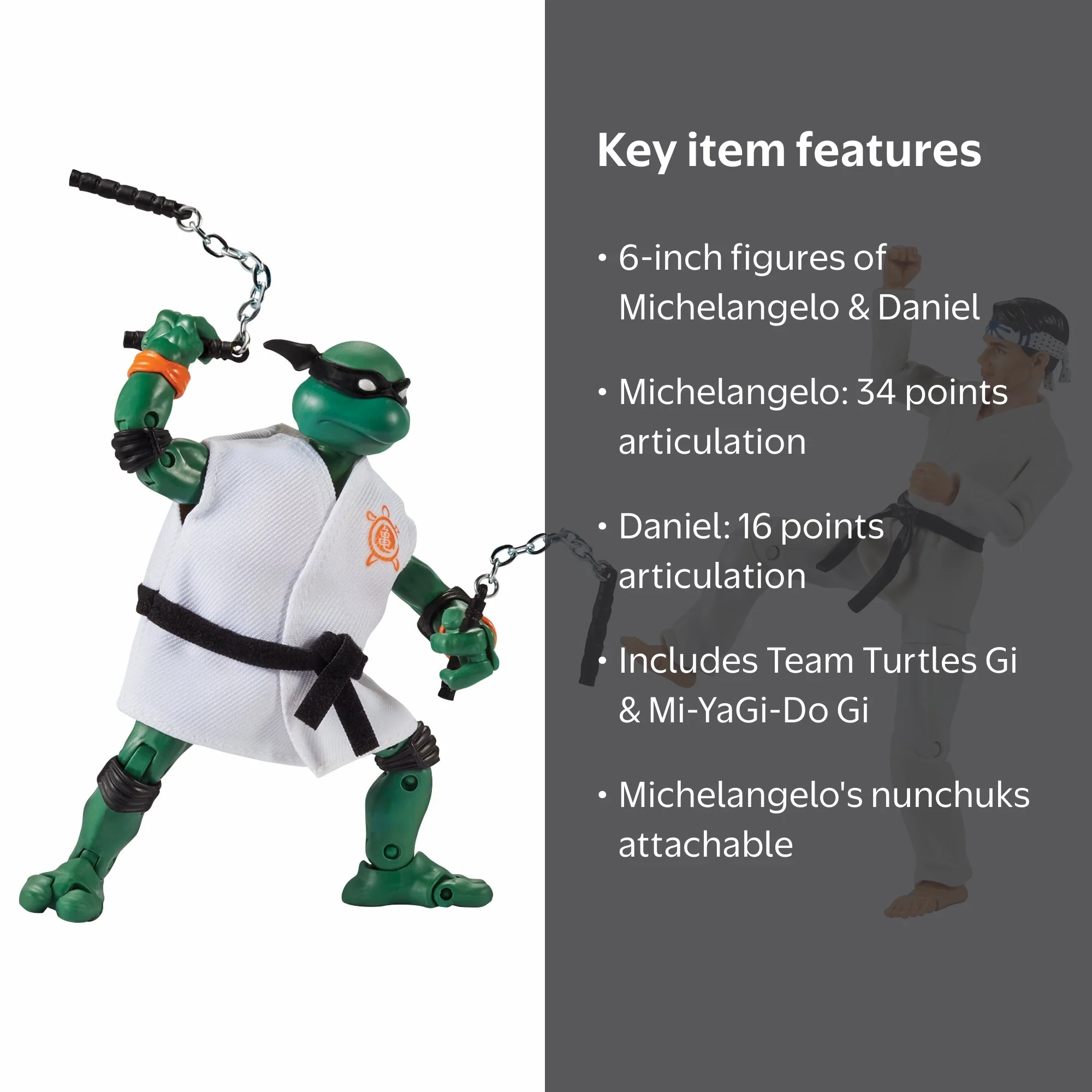 Teenage Mutant Ninja Turtles vs. Cobra Kai: 6‚Äù Michelangelo vs