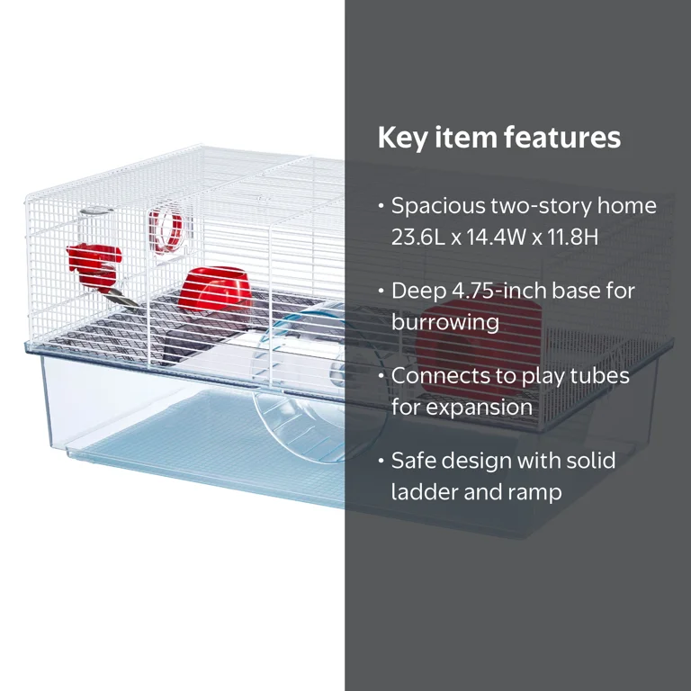 MidWest Homes For Pets, Hamster Cage, Brisby, Two-Story Large