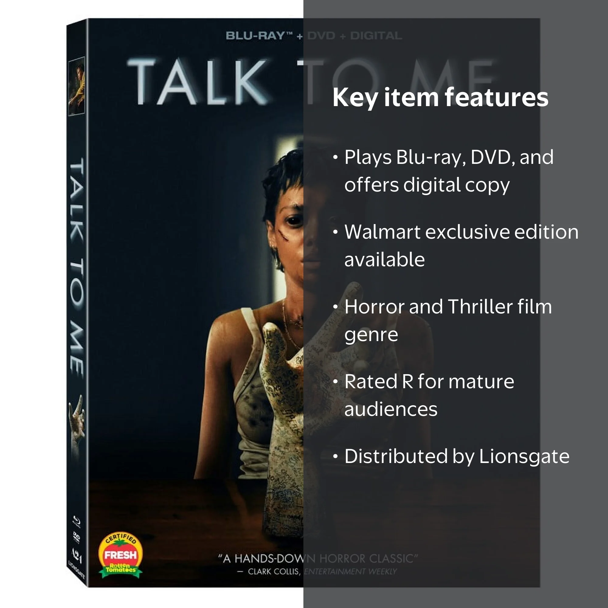 Talk To Me (Blu-ray + Digital Copy) (Walmart Exclusive) - Walmart.com