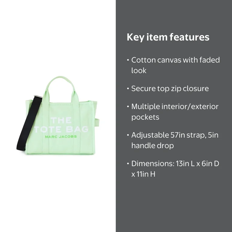 Marc Jacobs The Canvas Medium Tote Bag - Chlorophyll Green