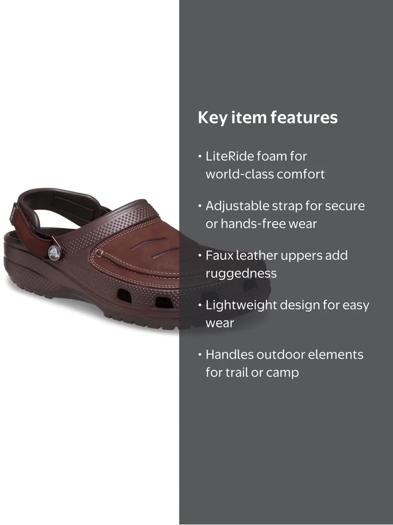Crocs Men's Yukon Vista II LiteRide Clog Sandal - Walmart.com