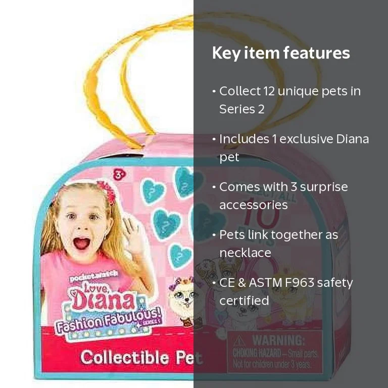 リトルリズン　Little Rhythnnne Diana Far Out Toys, Love Diana Fashion Fab Pet Mystery Pack - Walmart.com