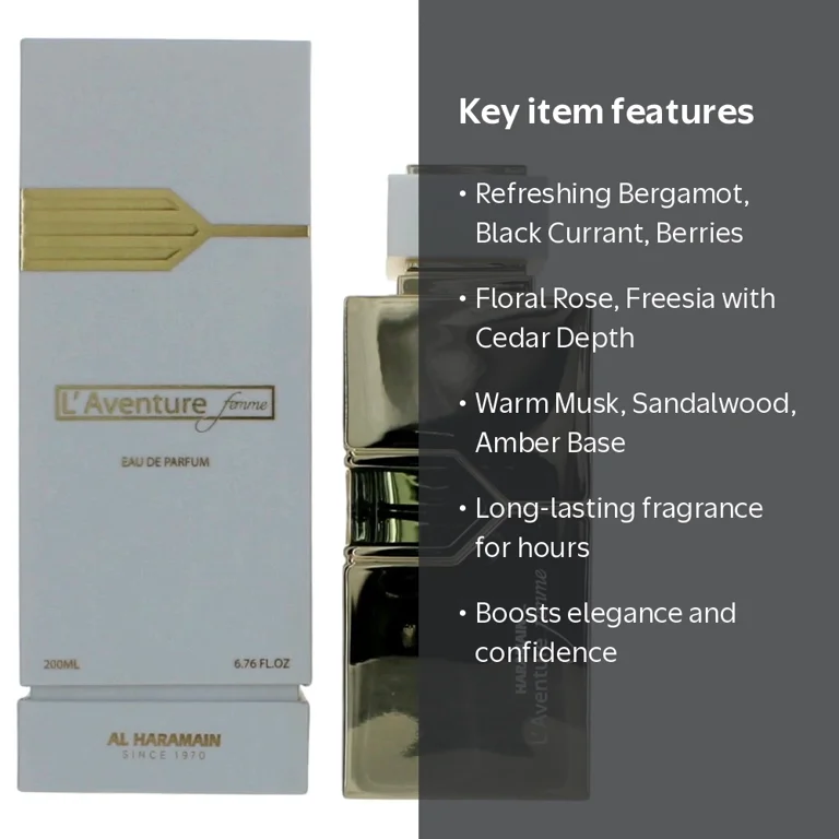 Al Haramain, Perfume for Women, 6.76 oz, Floral Woody Scent