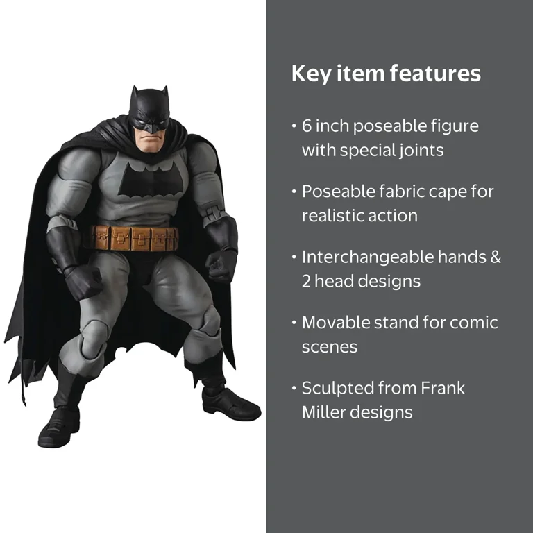 DC MAFEX Batman Action Figure (Dark Knight Returns) - Walmart.com