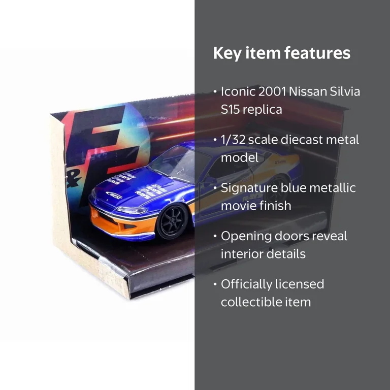 2001 Nissan Silvia S15 RHD Blue Metallic with Graphics 