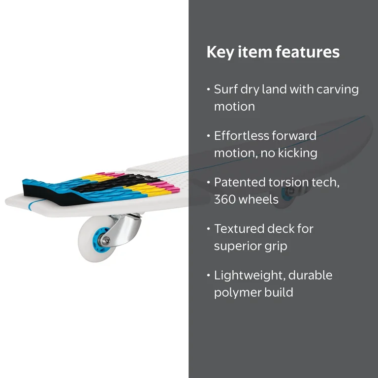 Razor, RipSurf Caster Board, 76mm, Multicolor Brown - Walmart.com