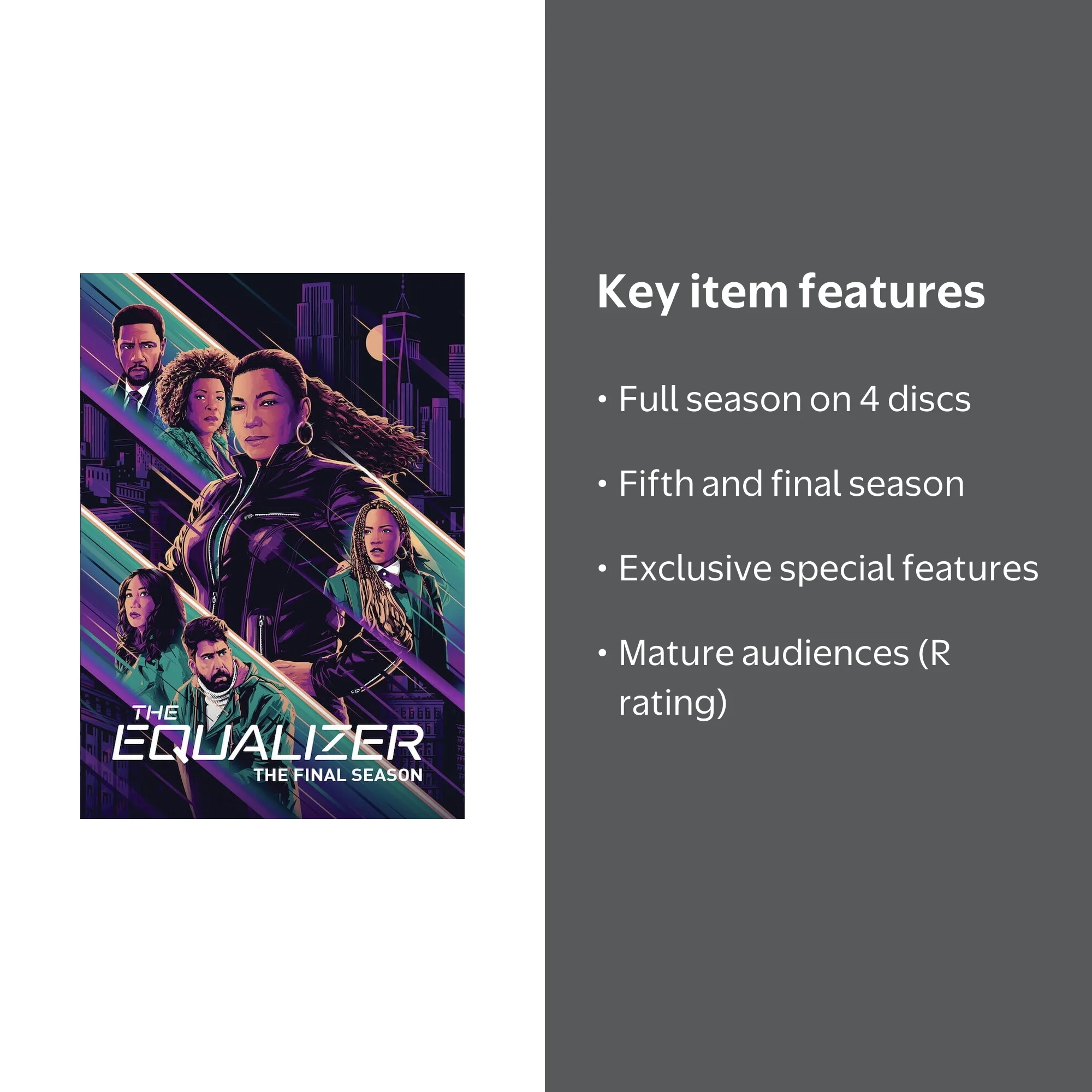 CBS Mod, The Equalizer: The Final Season, 4-disc collection