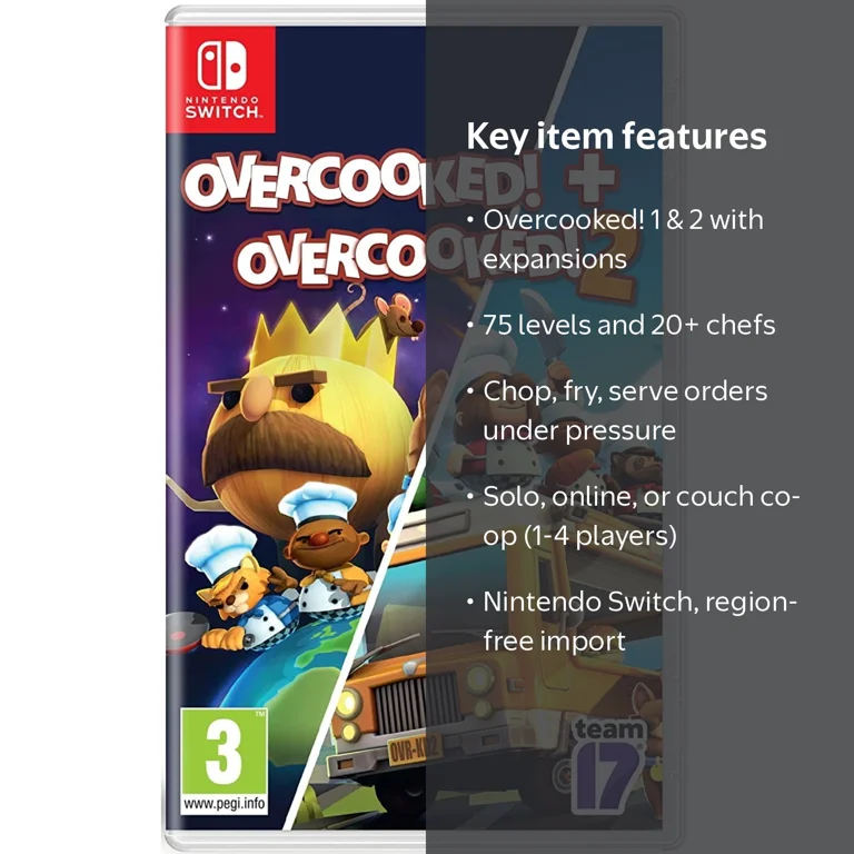 Overcooked! Special Edition + Overcooked! 2 - Nintendo Switch
