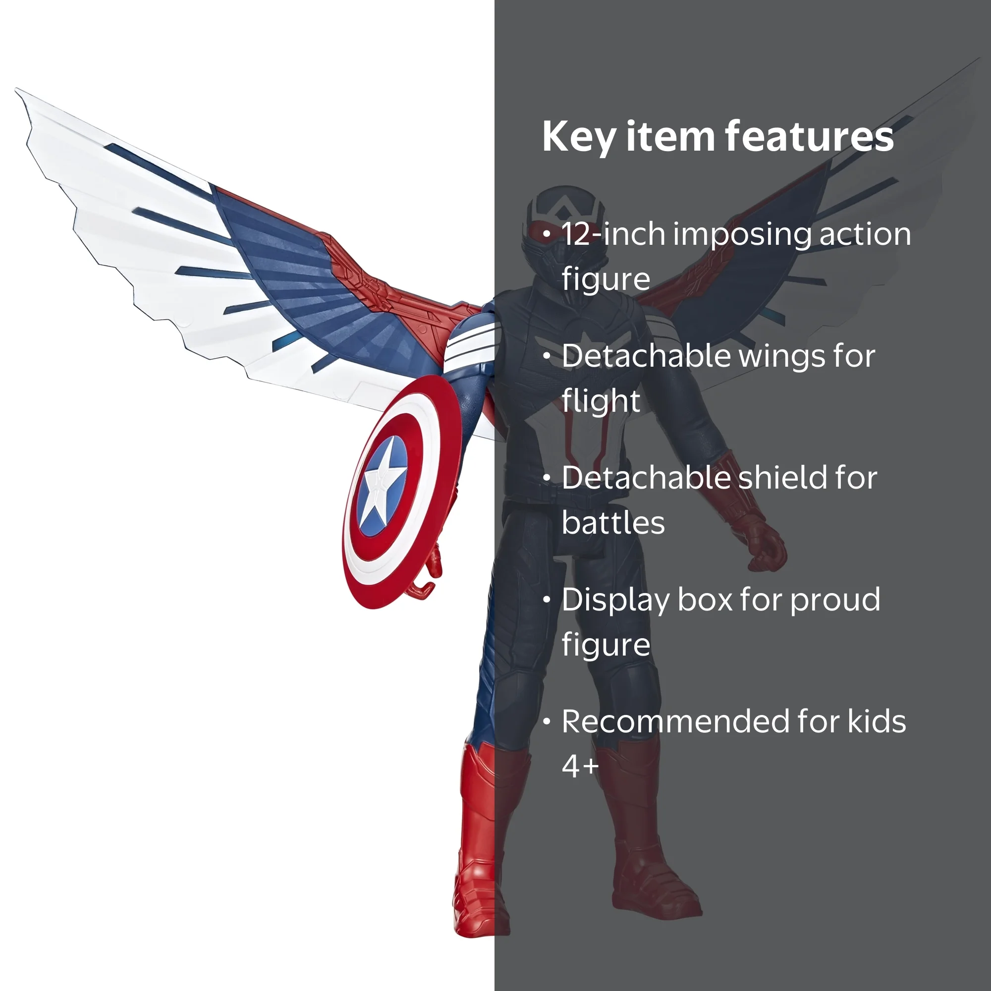 Captain America, Action Figure, 12-Inch Deluxe, Brave New World