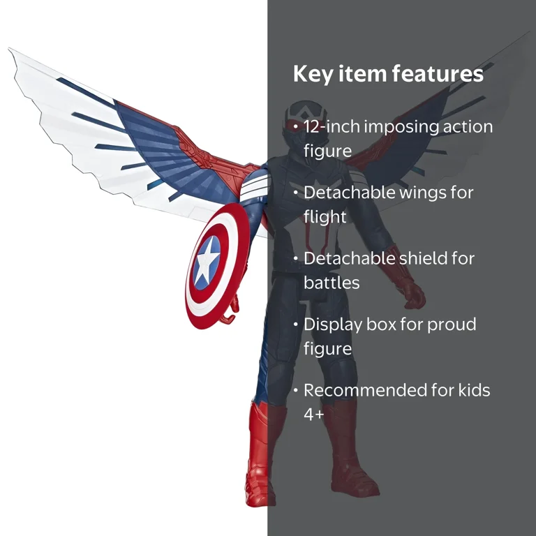 Captain America, Action Figure, 12-Inch Deluxe, Brave New World