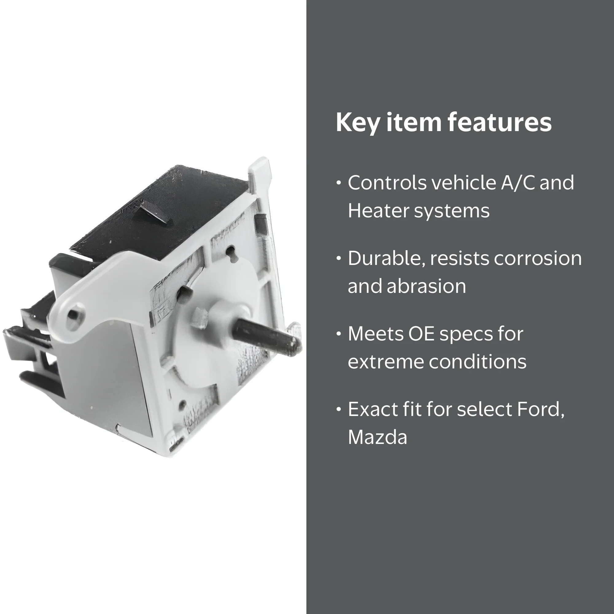 Motorcraft HVAC Heater Control Switch YH-1487 Fits select: 1998