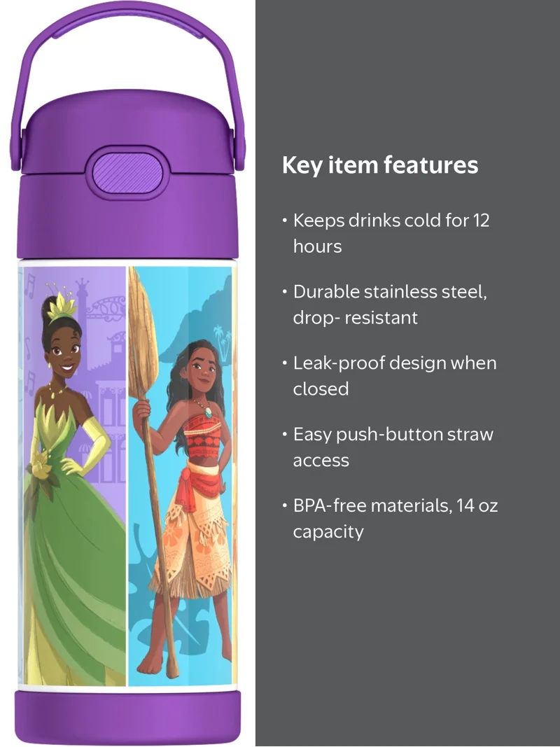 Thermos Kids Stainless Steel Funtainer Water Bottle with Straw