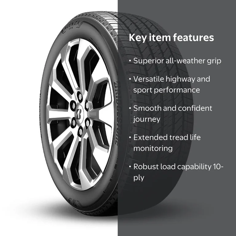 Bridgestone Alenza A/S 02, 265/70R18, LT, E/10PLY, BSW Tire