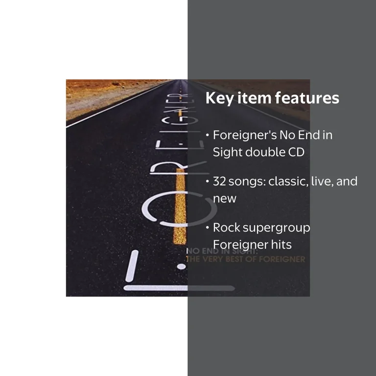 Foreigner - No End in Sight: The Very Best of Foreigner - CD