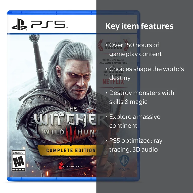 The Witcher 3: Wild Hunt - Complete Edition, PS5 - Enhanced