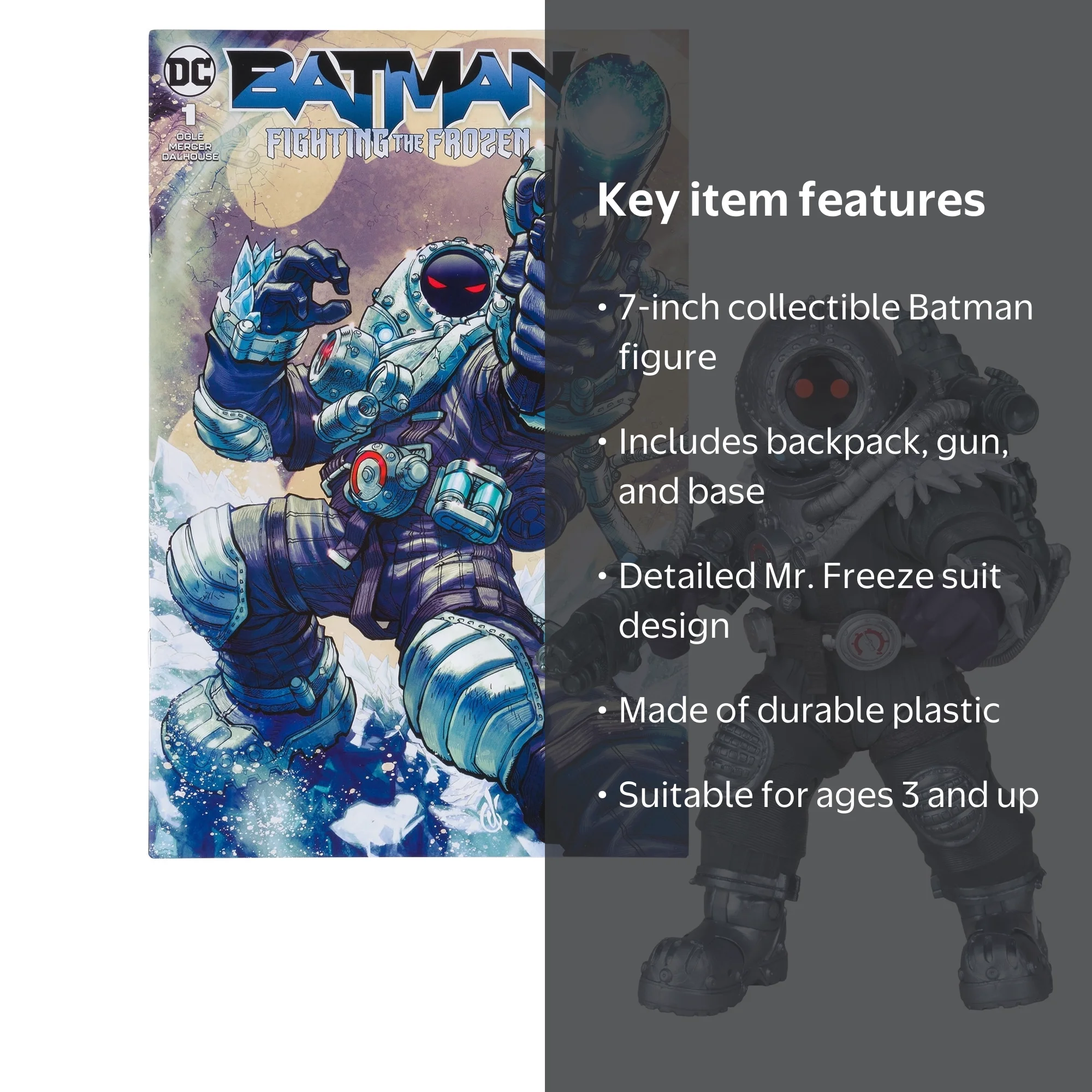 Mr. Freeze w/Batman Fighting the Frozen Comic (DC Page Punchers) 7