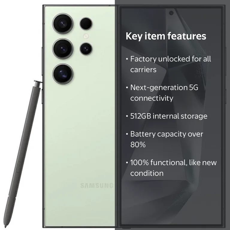 Restored Samsung Galaxy S24 Ultra 5G SM-S928U - Carrier Unlocked