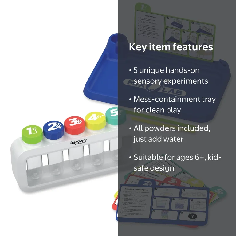 Discovery #MINDBLOWN Sensory Science Test Tube Chemistry Lab, 5