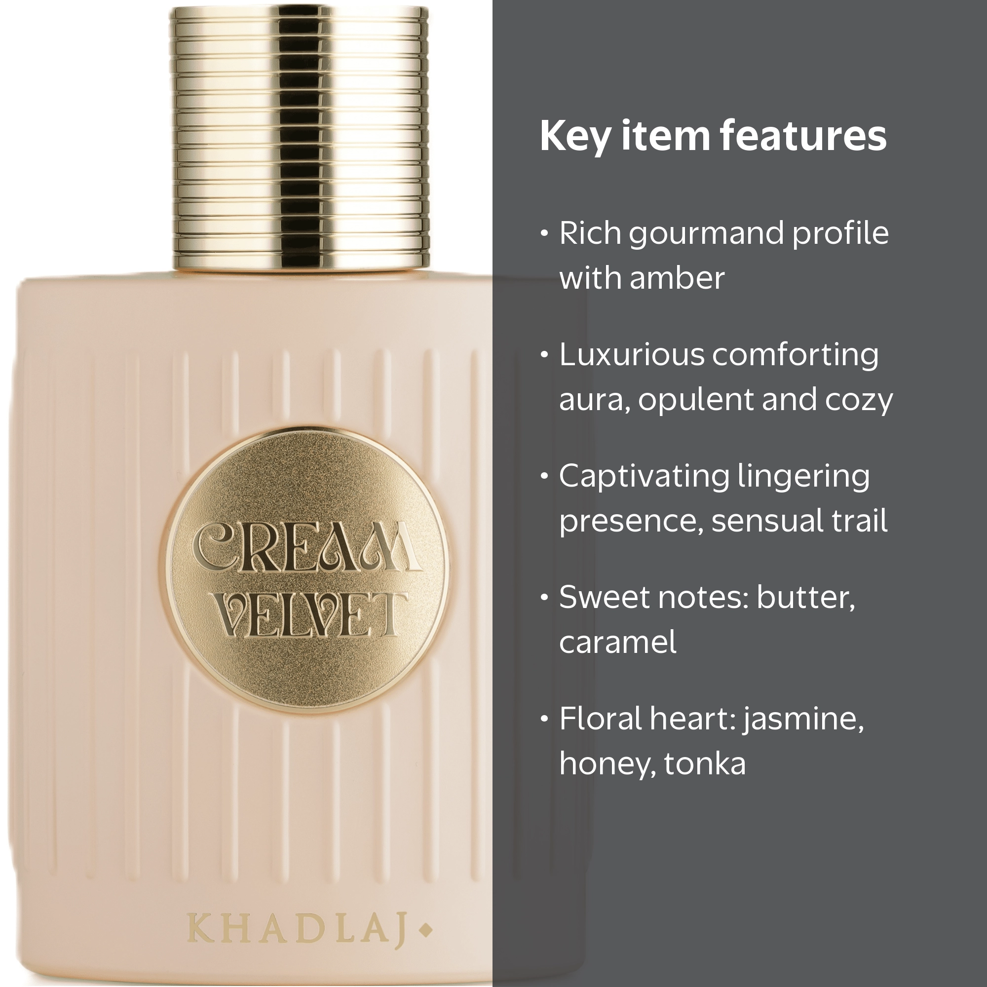 Khadlaj Perfumes, Unisex Perfume, 3.4 Oz, Amber Vanilla Musk