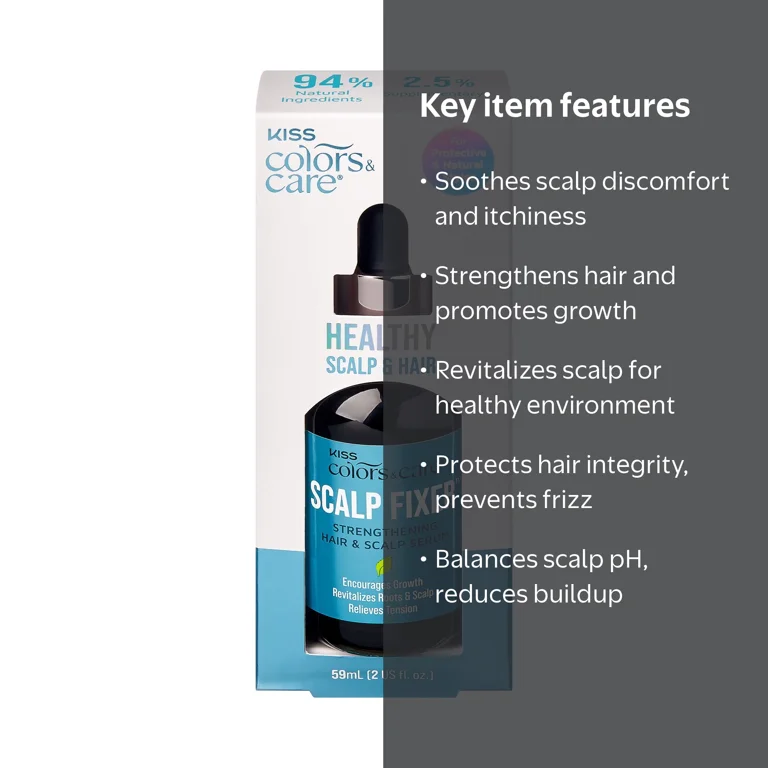 KISS Colors & Care Scalp Fixer Hair Strengthening Scalp Serum