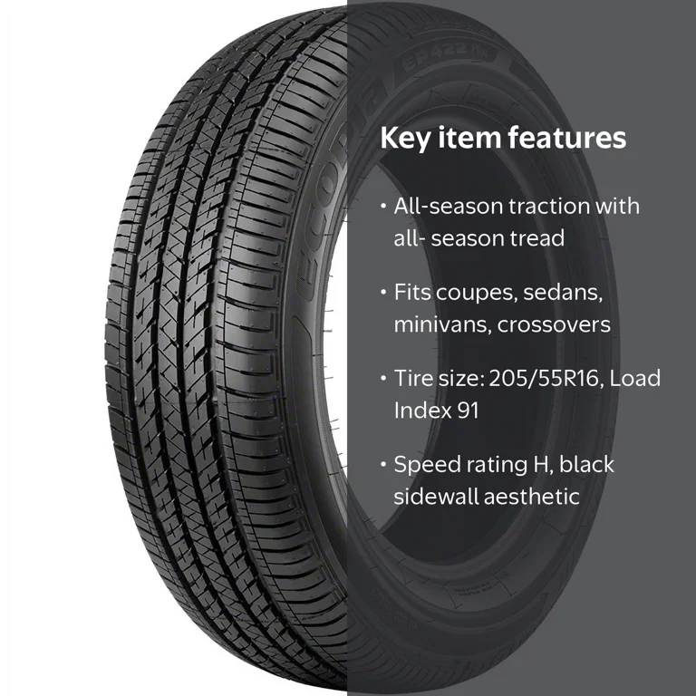 Bridgestone Ecopia EP422 Plus 205/55R16 91 H Tire - Walmart.com