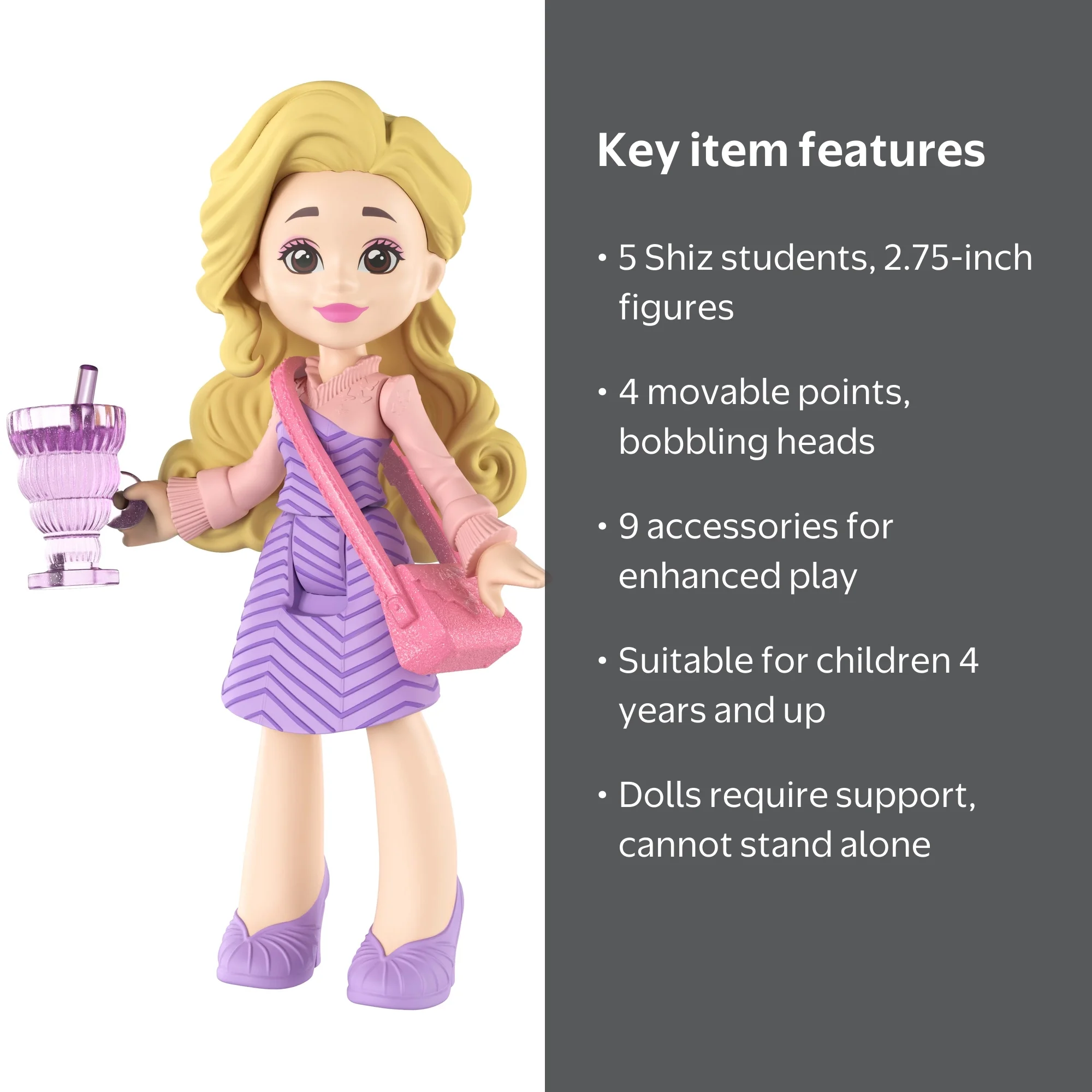 Wicked Students of Shiz 5 Small Doll Multipack, 2.75-Inch