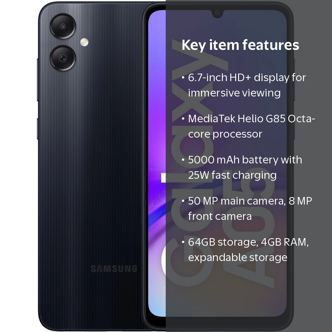 Samsung Galaxy A05 64GB 4GB RAM 6.7