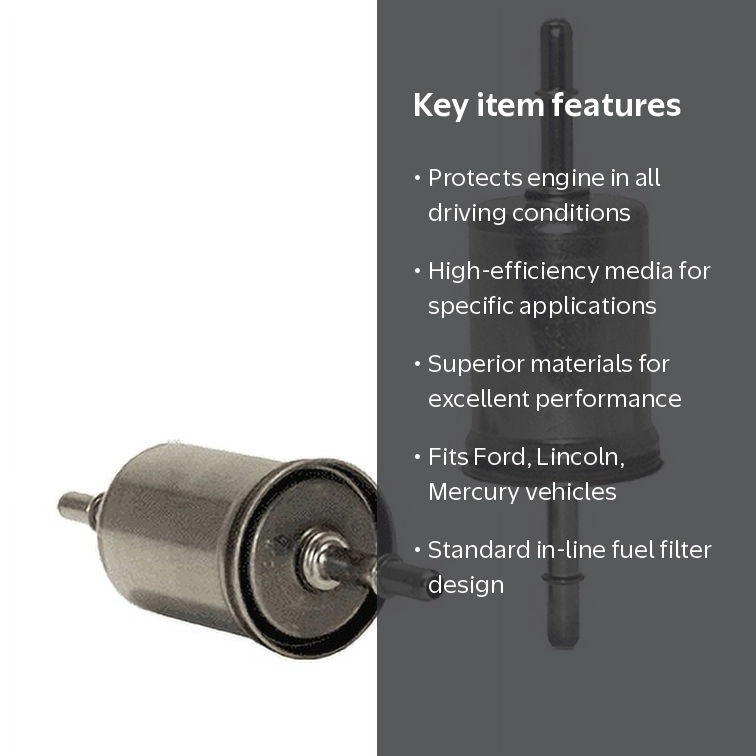 WIX Fuel Filter 33243, In-Line, for Ford Lincoln Mercury - Walmart.com