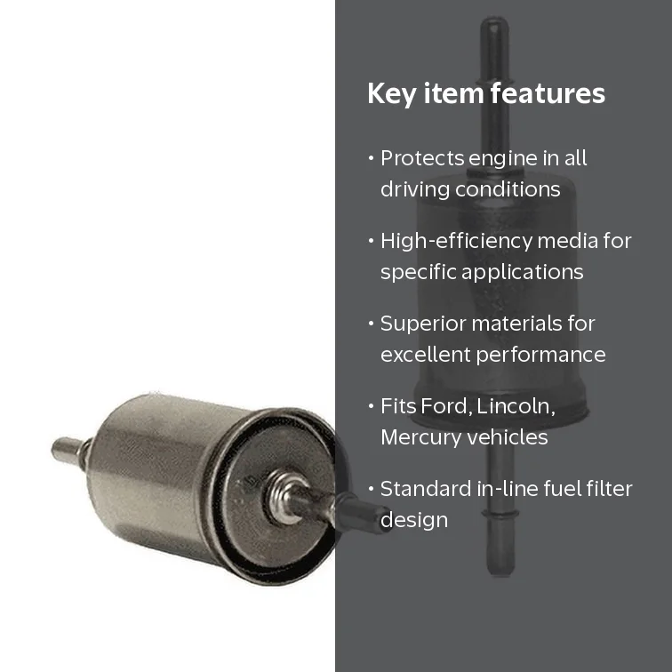 WIX Fuel Filter 33243, In-Line, for Ford Lincoln Mercury - Walmart.com