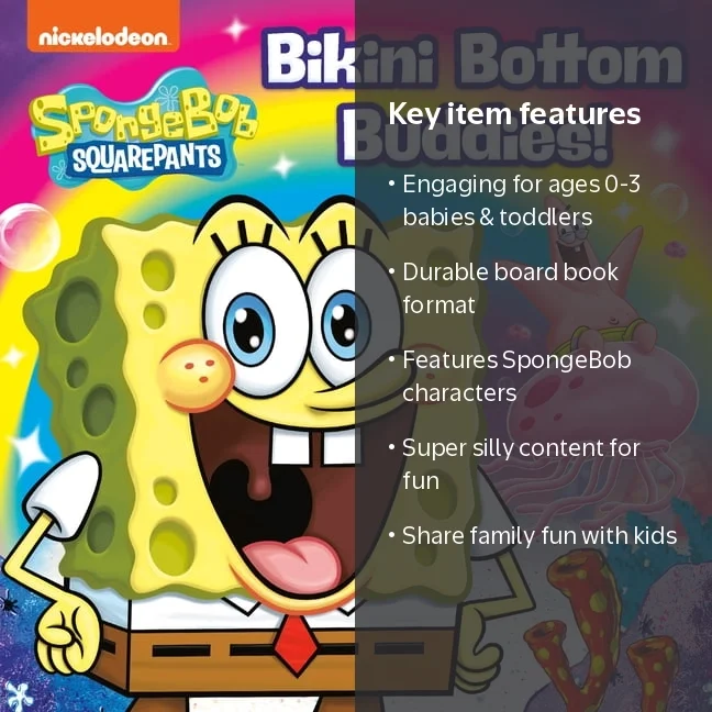 Bikini Bottom Buddies! (Spongebob Squarepants), (Board Book