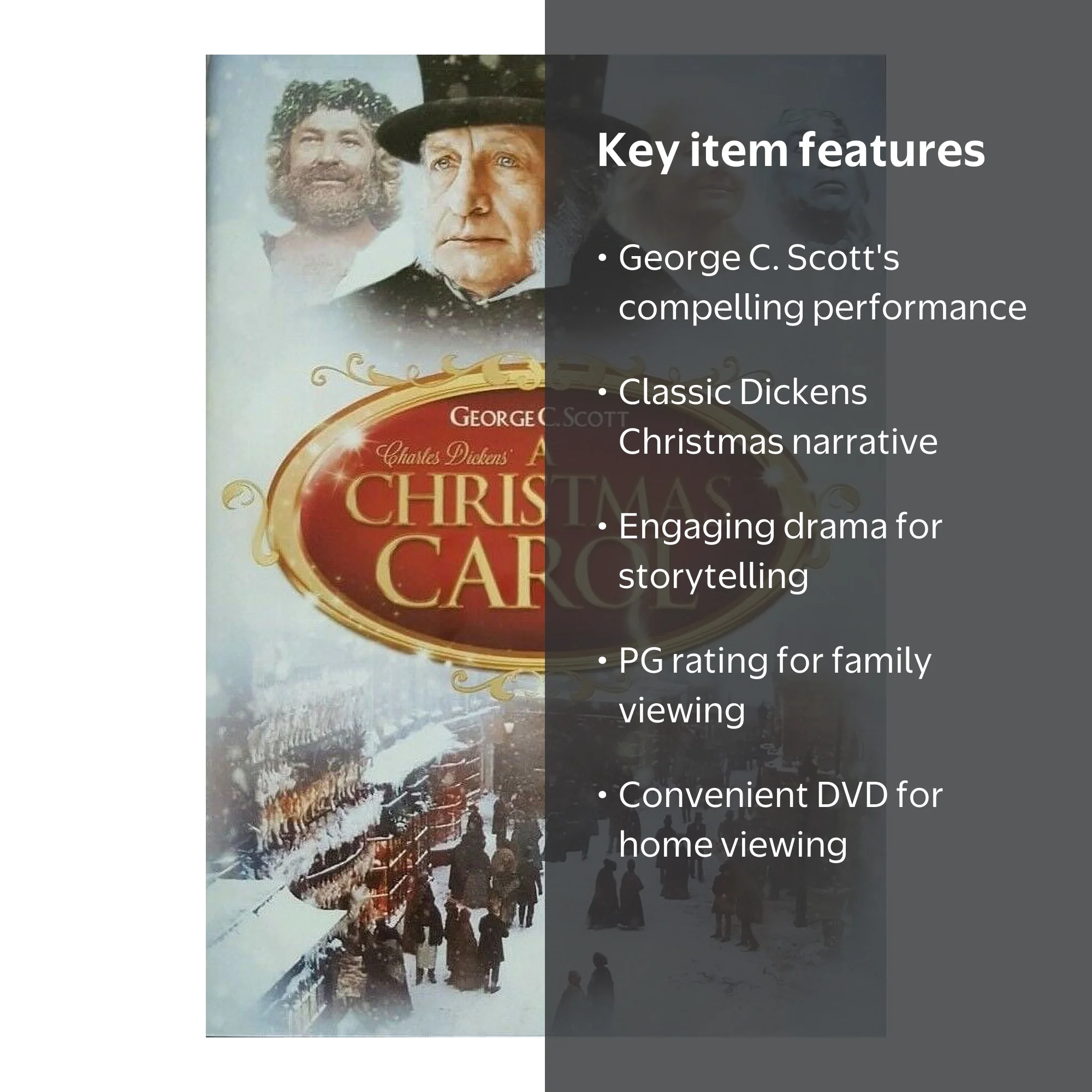 Mill Creek Entertainment, A Christmas Carol DVD, George C. Scott