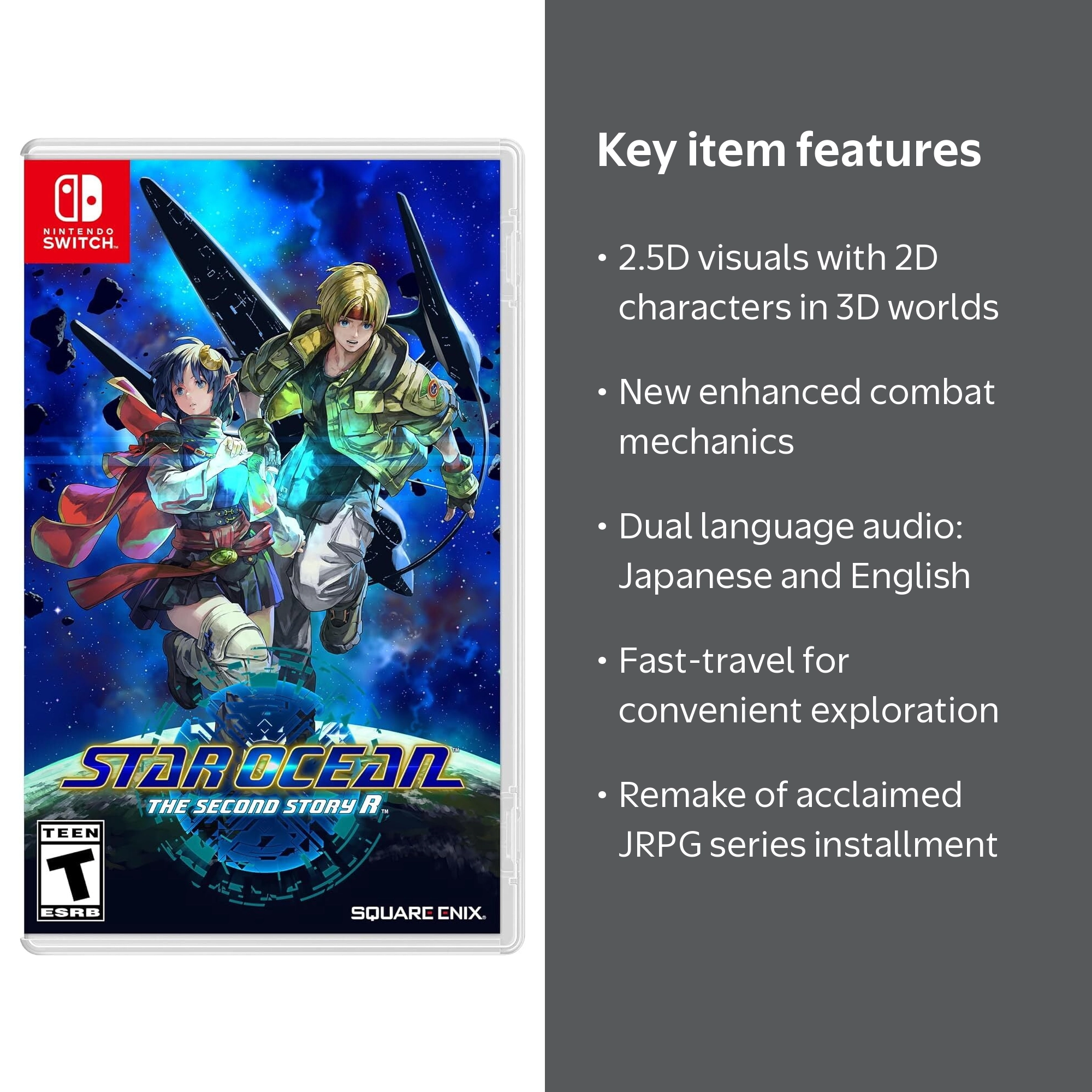 Nintendo Switch Star Ocean The Second Story R - EARTH, GALAXY