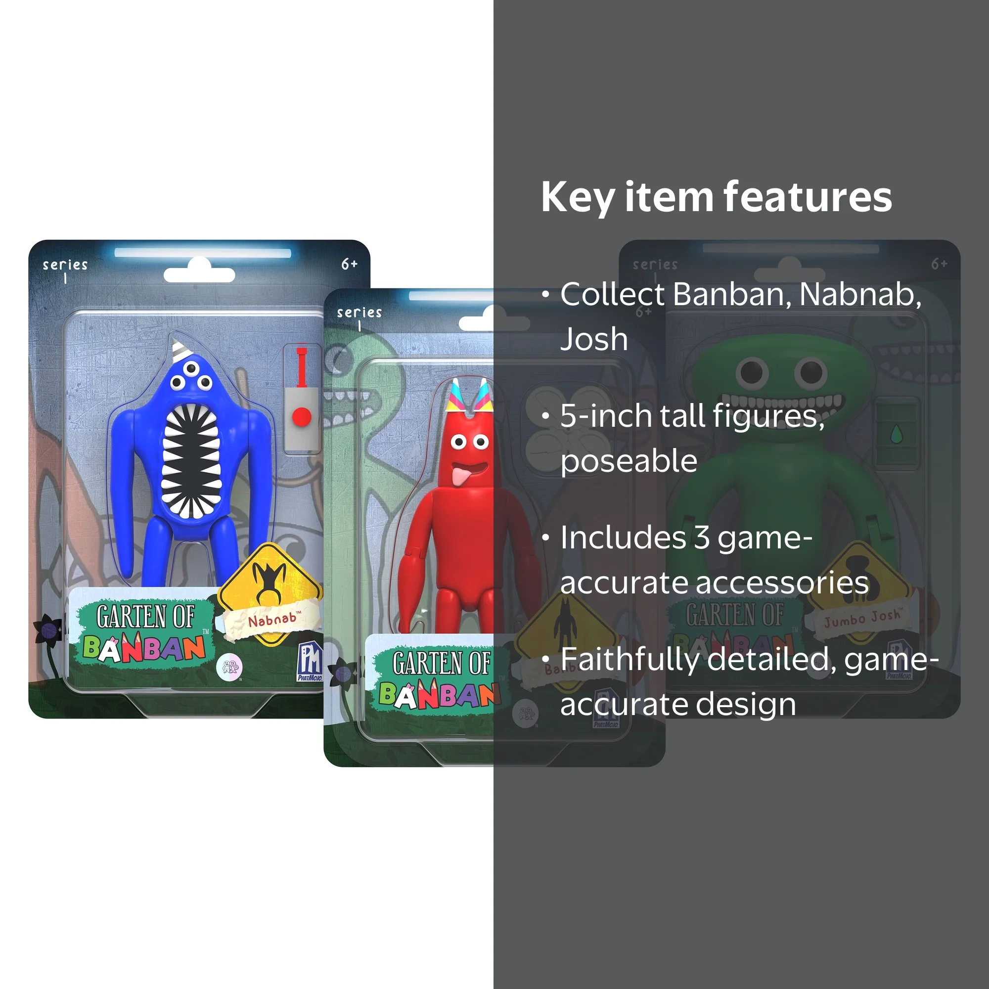 GARTEN OF BANBAN - Action Figure 3-Pack (5