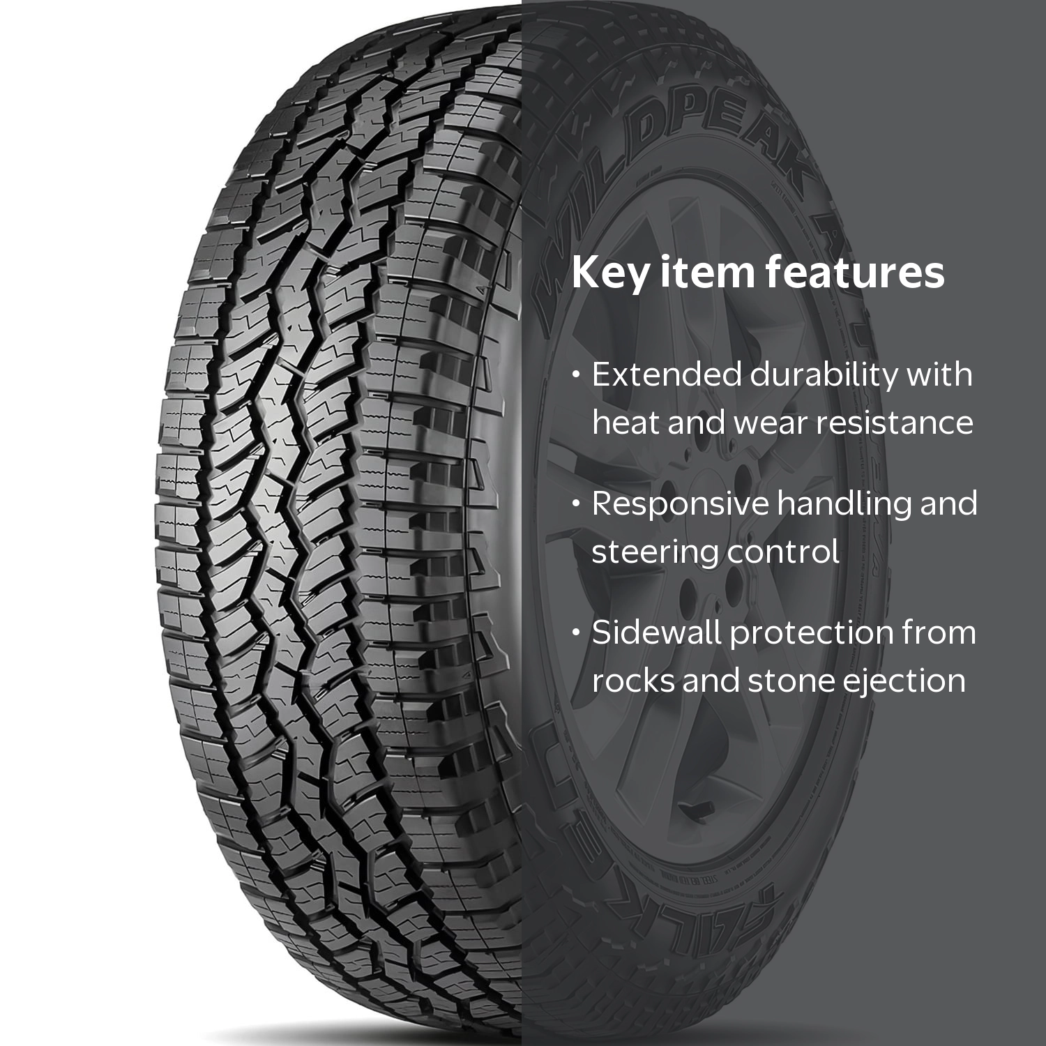 Falken Wildpeak A/T3Wa, 265/70R18 All-Terrain Tire, All-Weather
