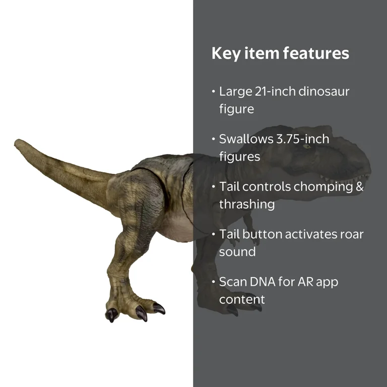 Jurassic World, Dinosaur Toy, Thrash N Devour Tyrannosaurus Rex