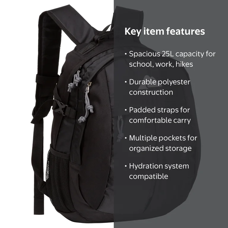 25l hiking backpack Patagonia Black Hole Pack The AMPEX Cahill 25L hiking backpack is the perfect pack for a single day hike Waterproof Climbing Hiking Buffalo BFL