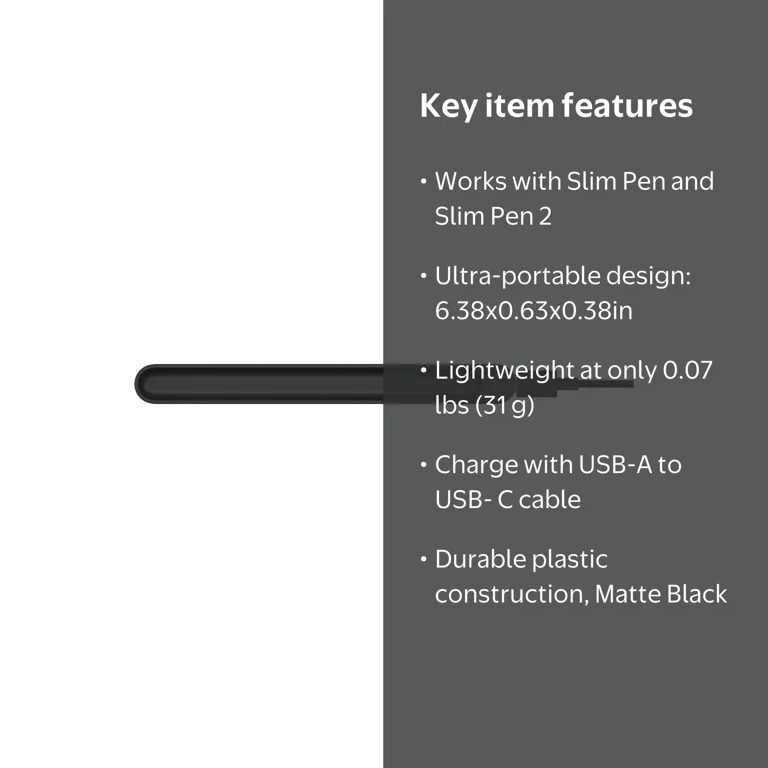 Microsoft - Surface Slim Pen 2 and Slim Pen Power Supply Charger