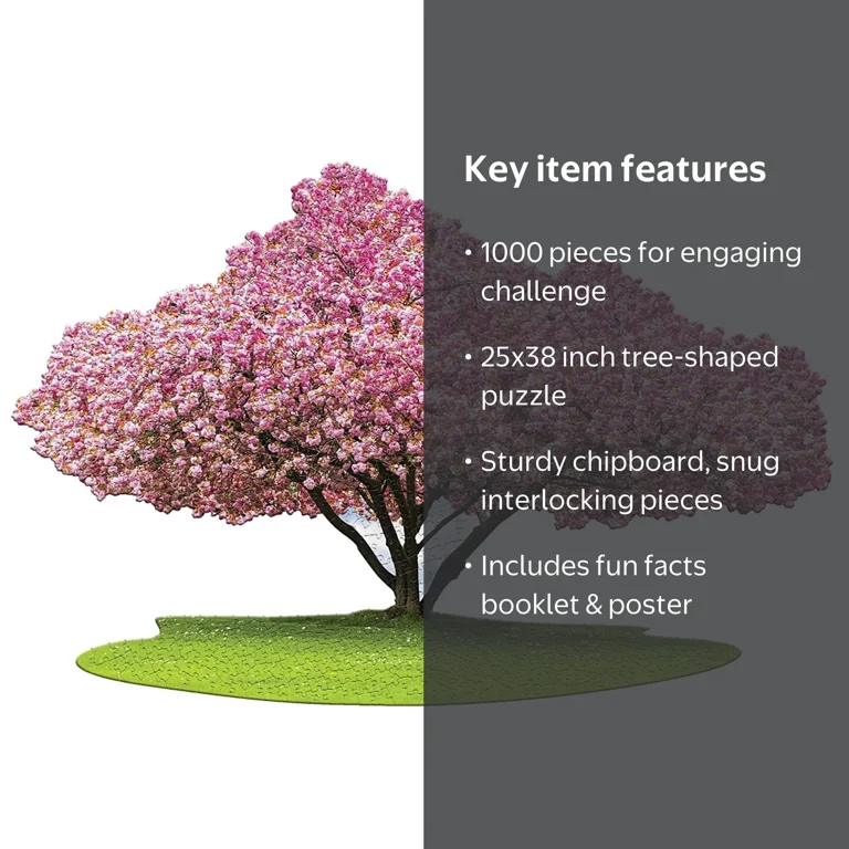 Madd Capp: I Am Cherry Blossom - 1000 Piece Tree Shaped Jigsaw