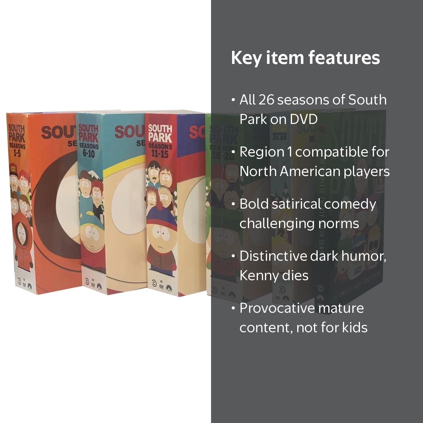South Park Complete Series Collection Box Set Seasons 1-26 (DVD