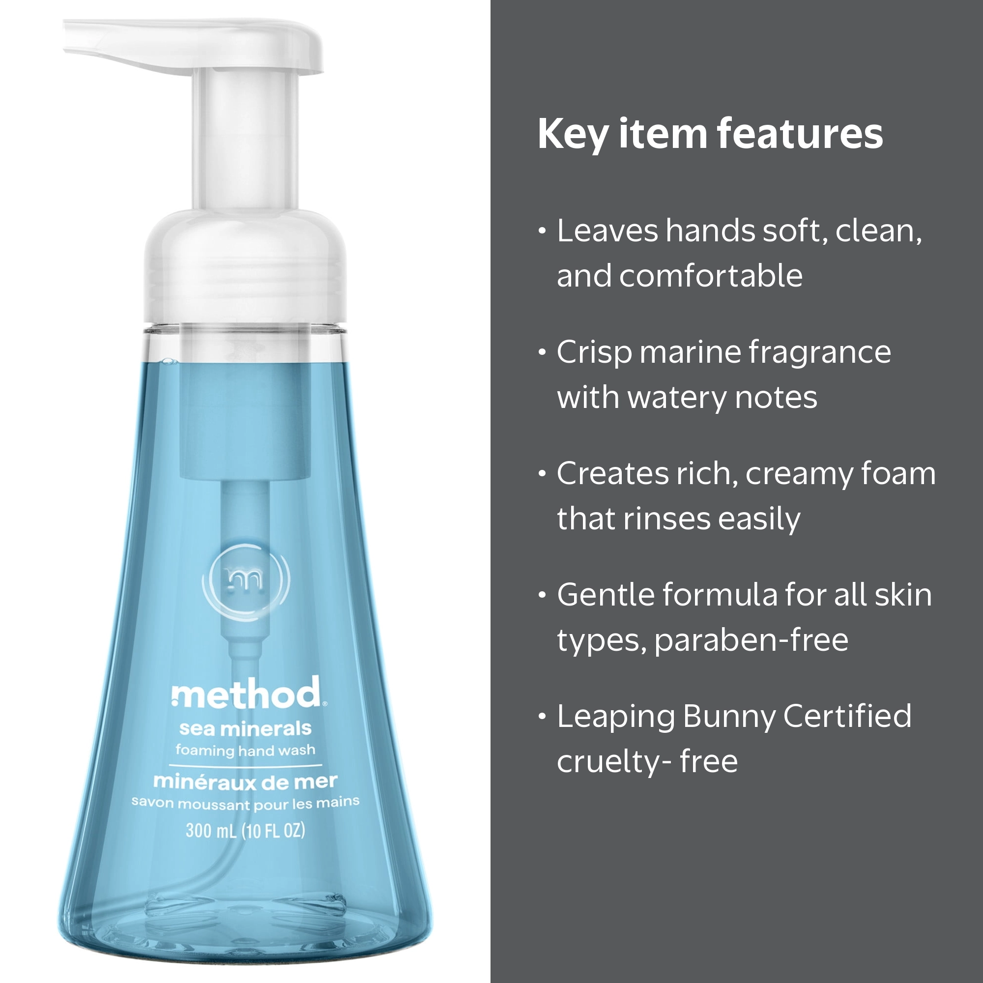 method, foaming hand soap, 10 oz, sea minerals scent - Walmart.com