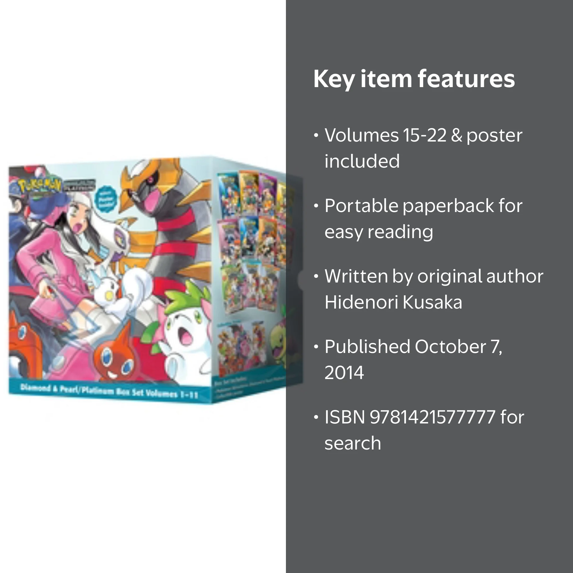 Pokémon Adventures Diamond, Pearl & Platinum Graphic Novel