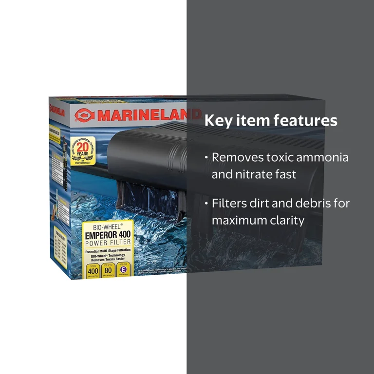 Marineland Emperor Bio-Wheel Power Filter, Multi-Stage Filtration