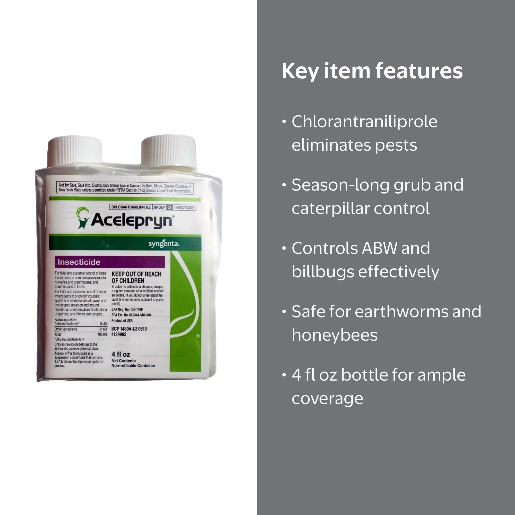 Acelepryn Grub Treatment- Insecticide for Turf, Lawn & Landscape